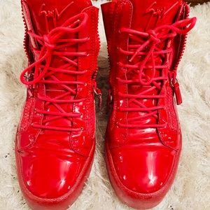 Giuseppe Zanotti Red Patent Leather sneakers